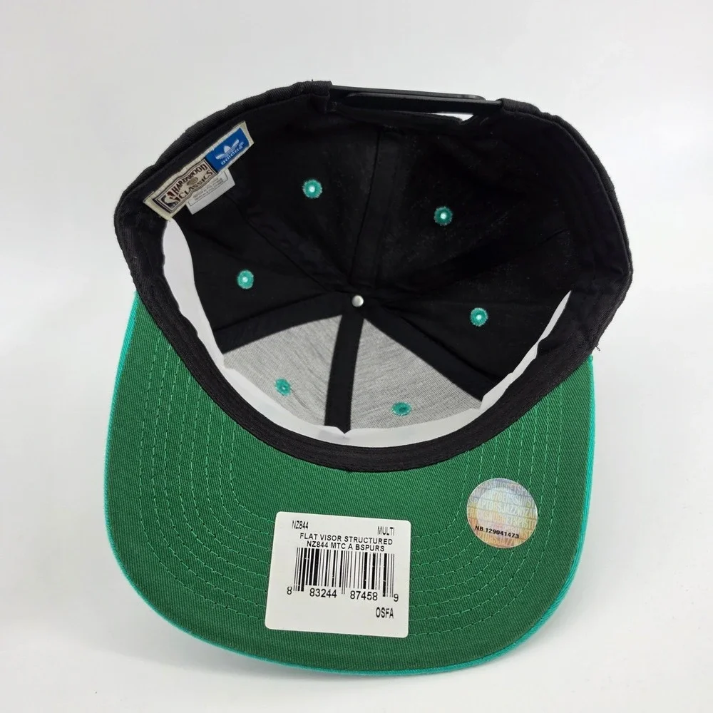 Adidas San Antonio Spurs Retro Fiesta Snapback Hat OSFA Hardwood Classics NWT